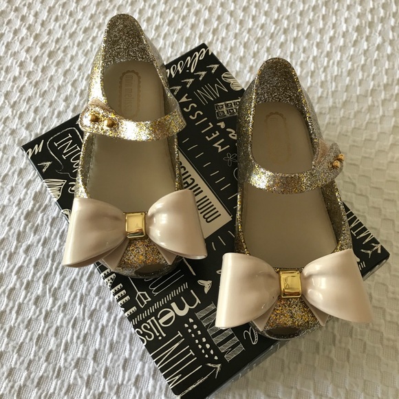 Mini Melissa Other - Mini Melissa Mini Ultragirl VIII Glitter Gold